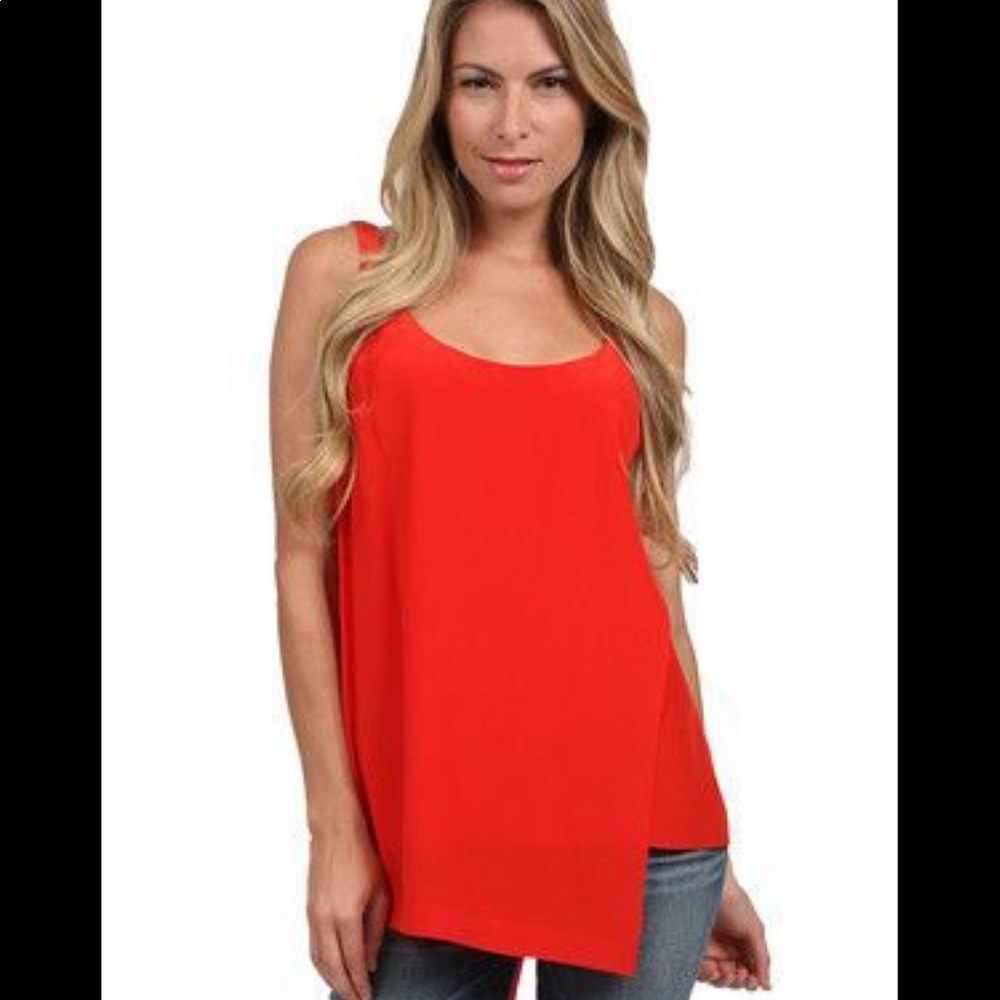 Elizabeth and James Ester drape sleeveless blouse
